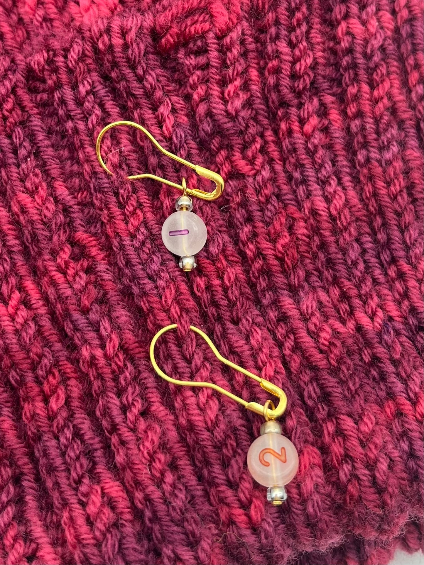 Reihenzähler 1-5 Bunt/Grau Gold