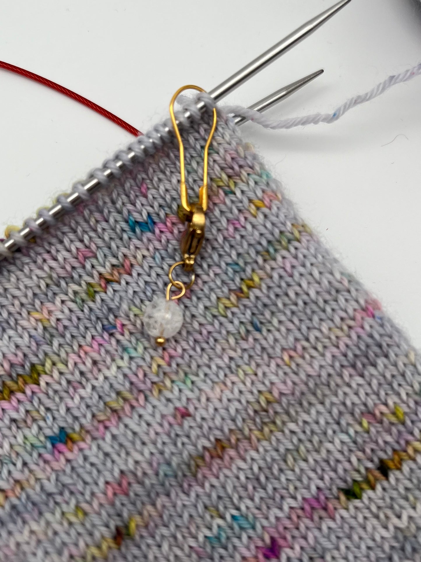 Quarz mit Karabiner 5er Set Gold