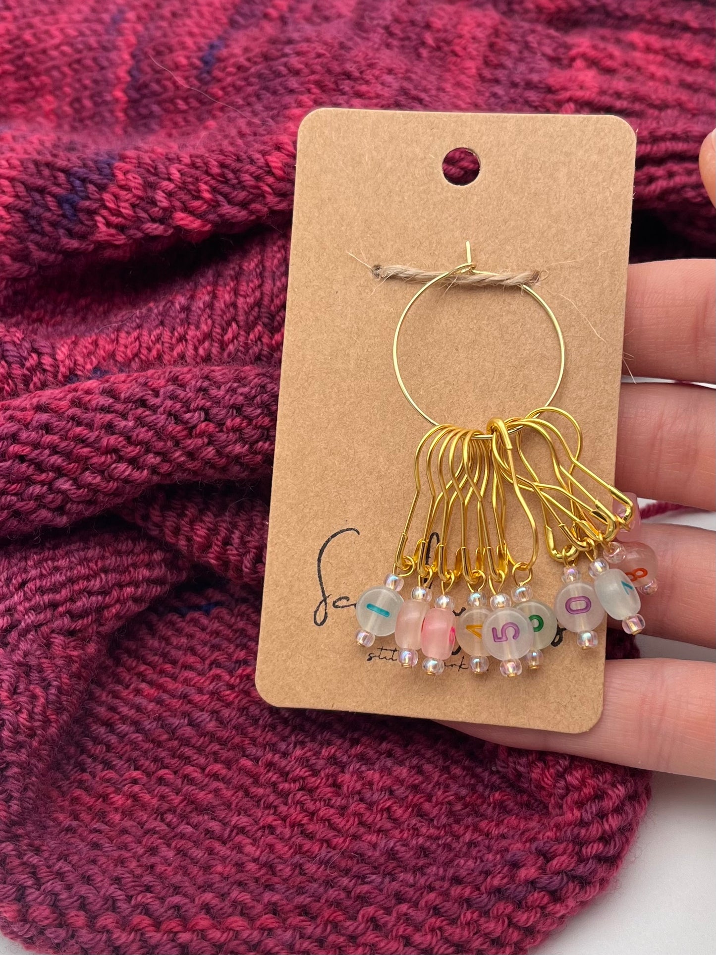 Reihenzähler 1-10 Bunt/Rosa Gold