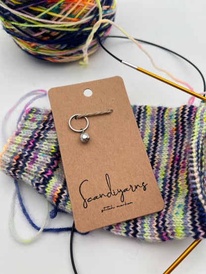 Rondellperle Silber mit kleinem Ring Silber