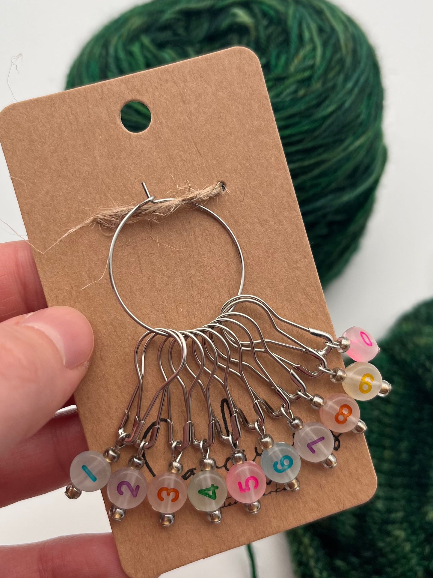 Reihenzähler 1-10 Bunt/Grau Silber