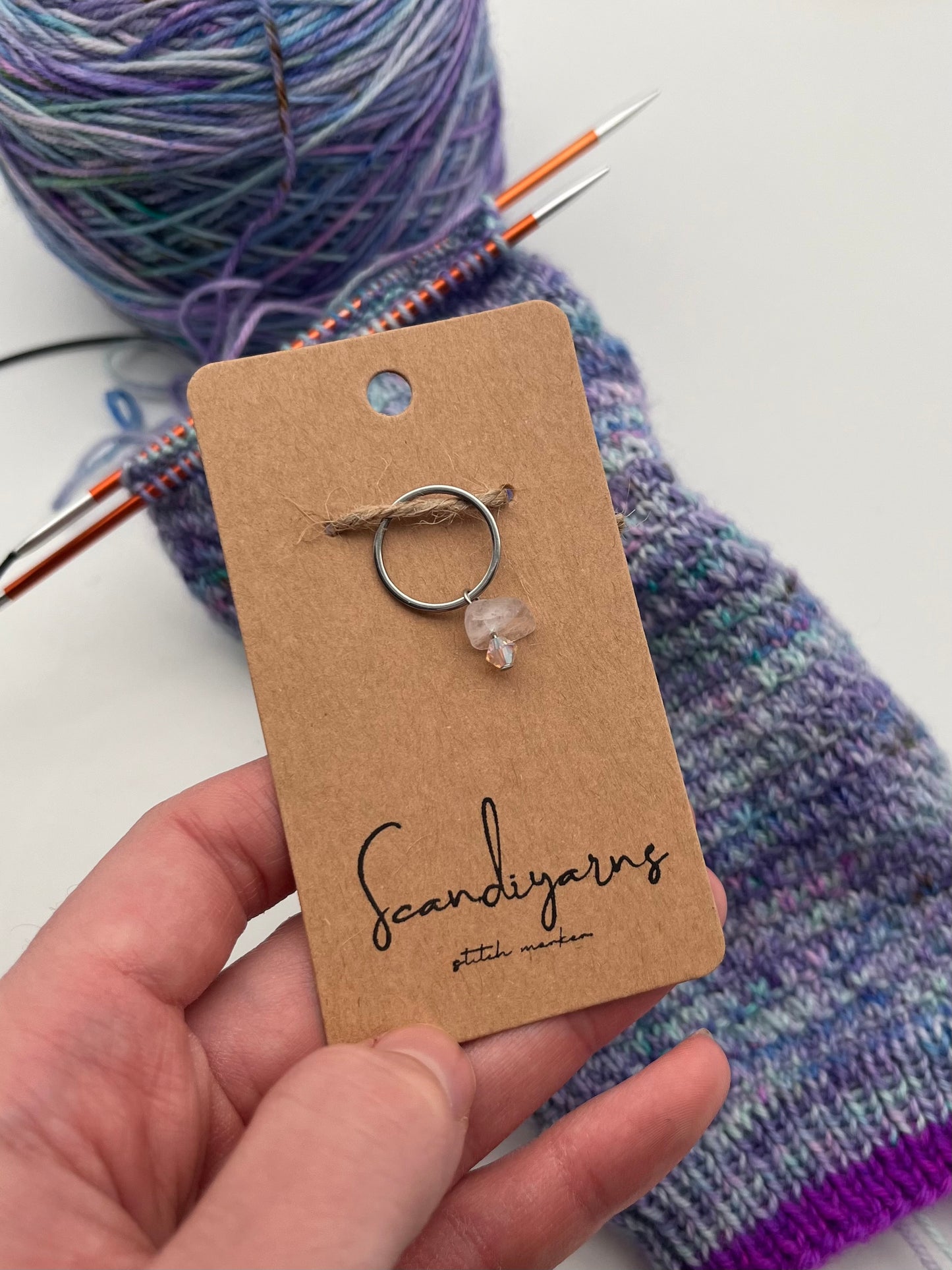 Morganit und Facettperle mit großem Ring Silber