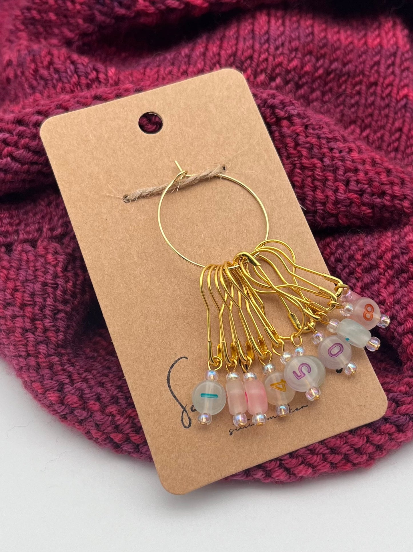 Reihenzähler 1-10 Bunt/Rosa Gold