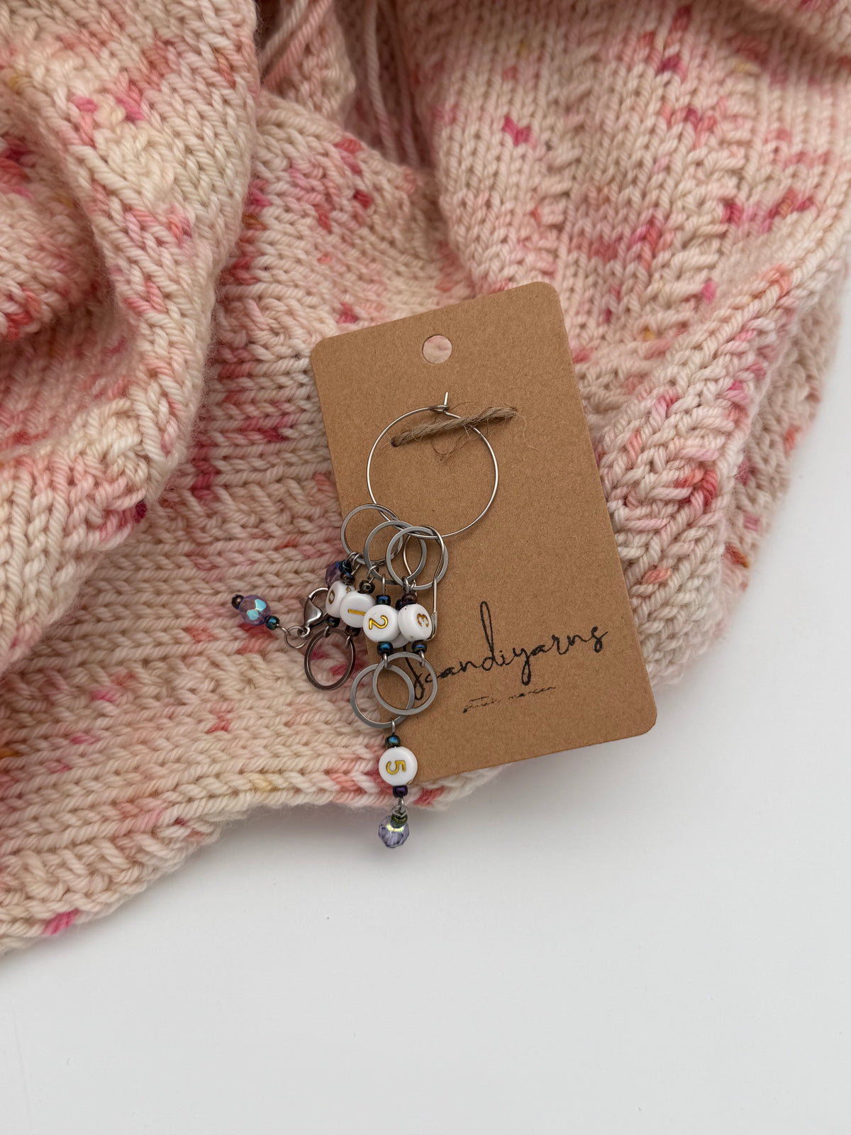 Reihenzähler 0-5 Rondellperle mit kleinem Ring Silber
