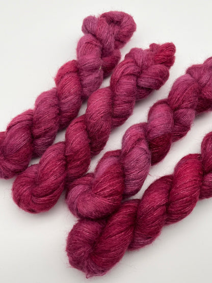 Plum Fuzzy Lace