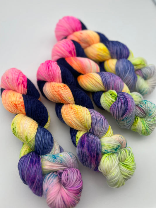Rainbow Road Classic Sock