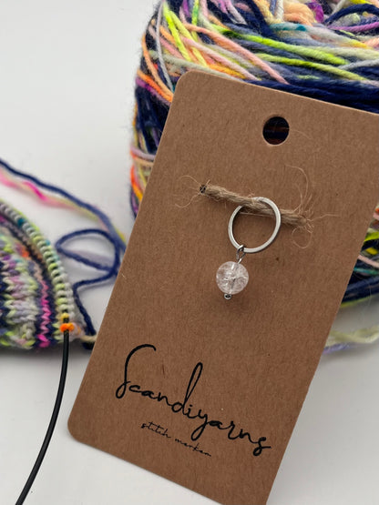 Quarz mit kleinem Ring Silber