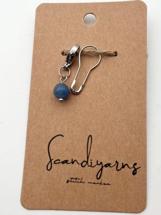 Aventurin mit Karabiner Silber