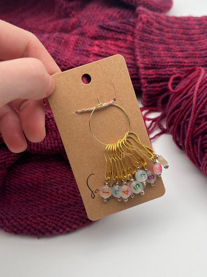 Reihenzähler 1-10 Bunt/Grau Gold