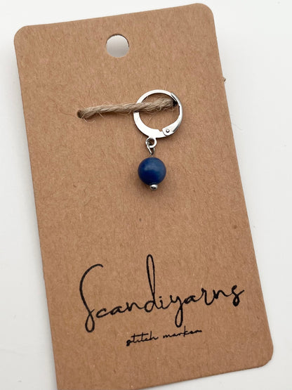 Aventurin mit Huggie Silber