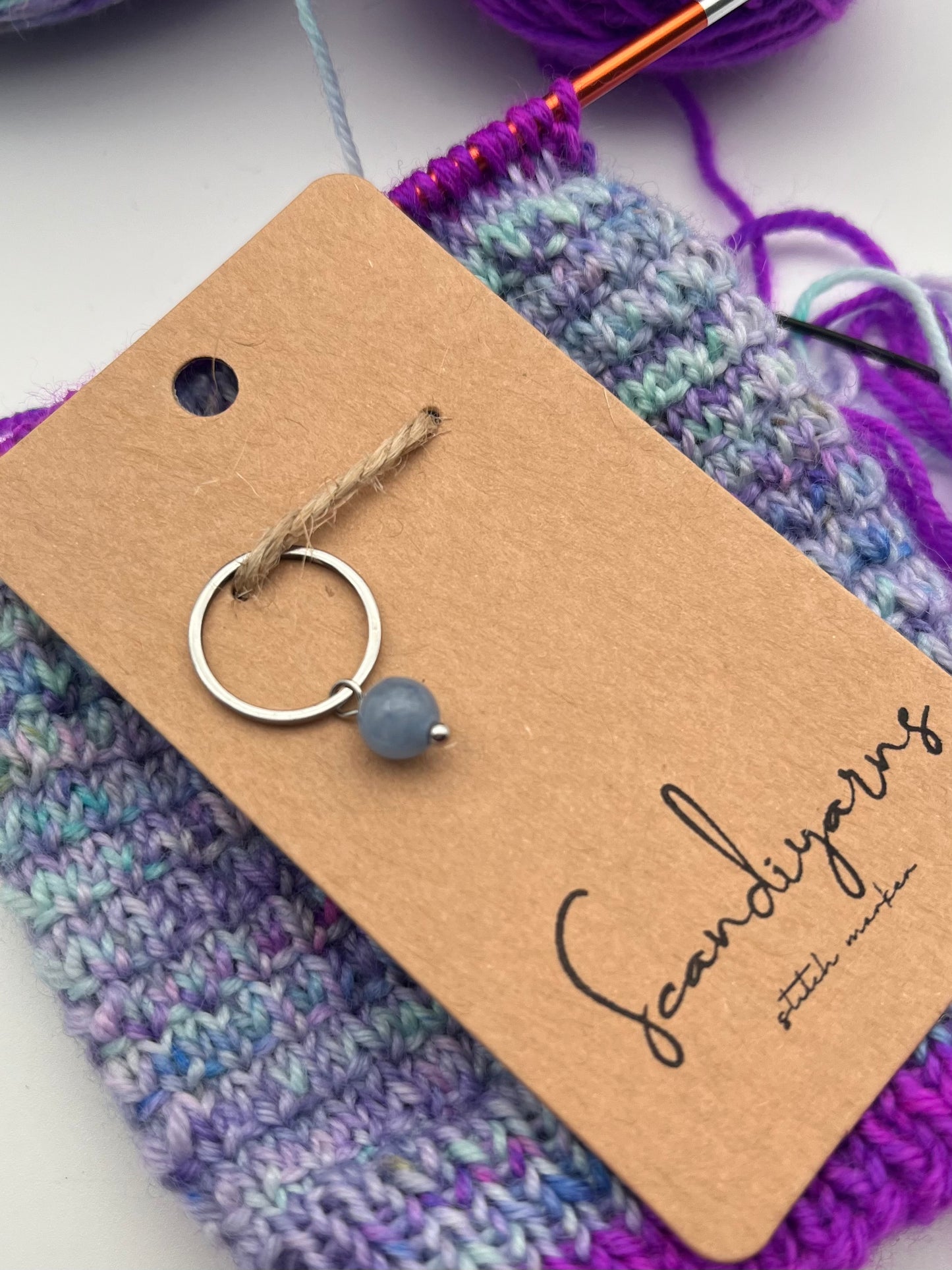 Aventurin mit großem Ring Silber