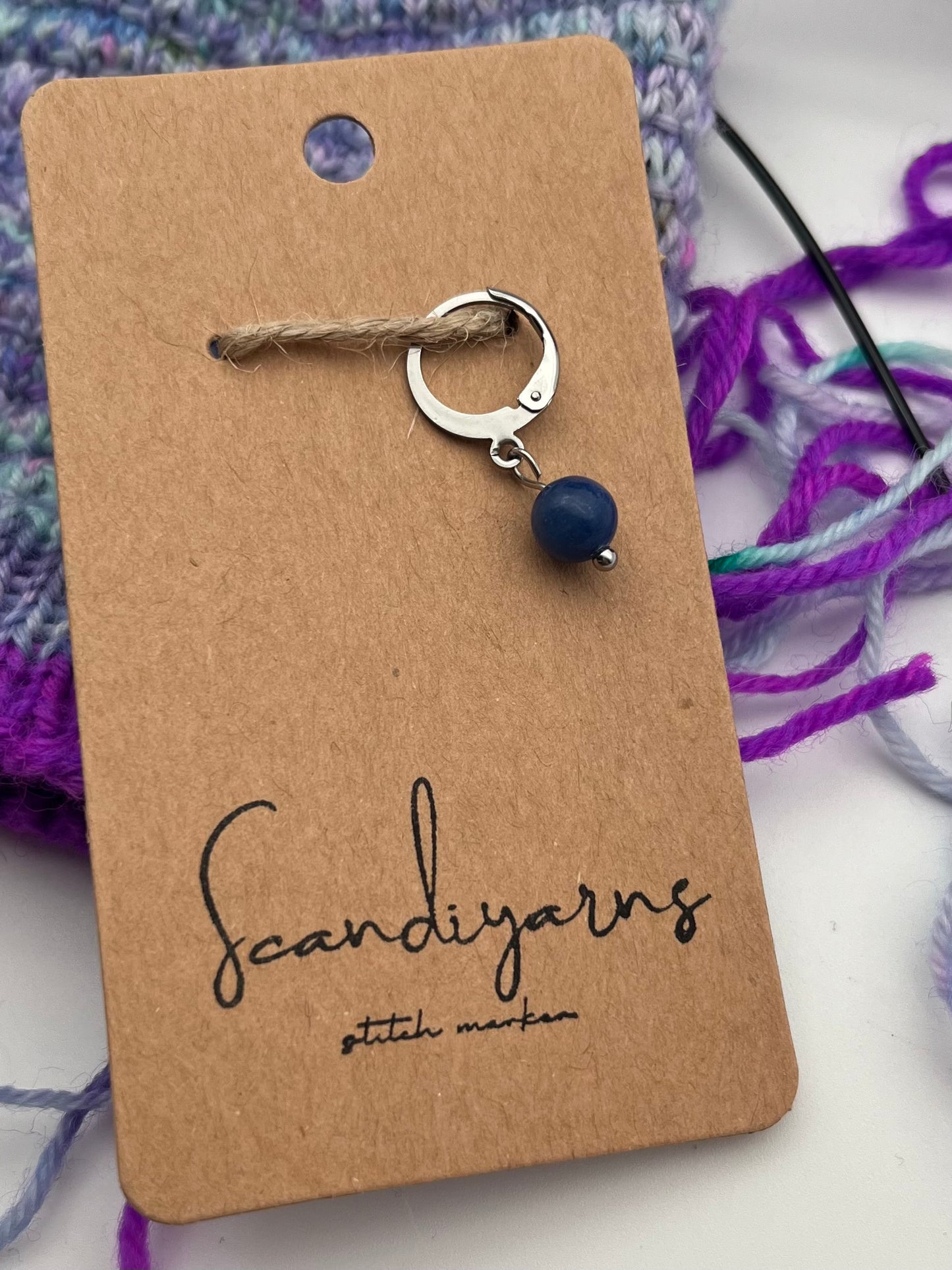 Aventurin mit Huggie Silber