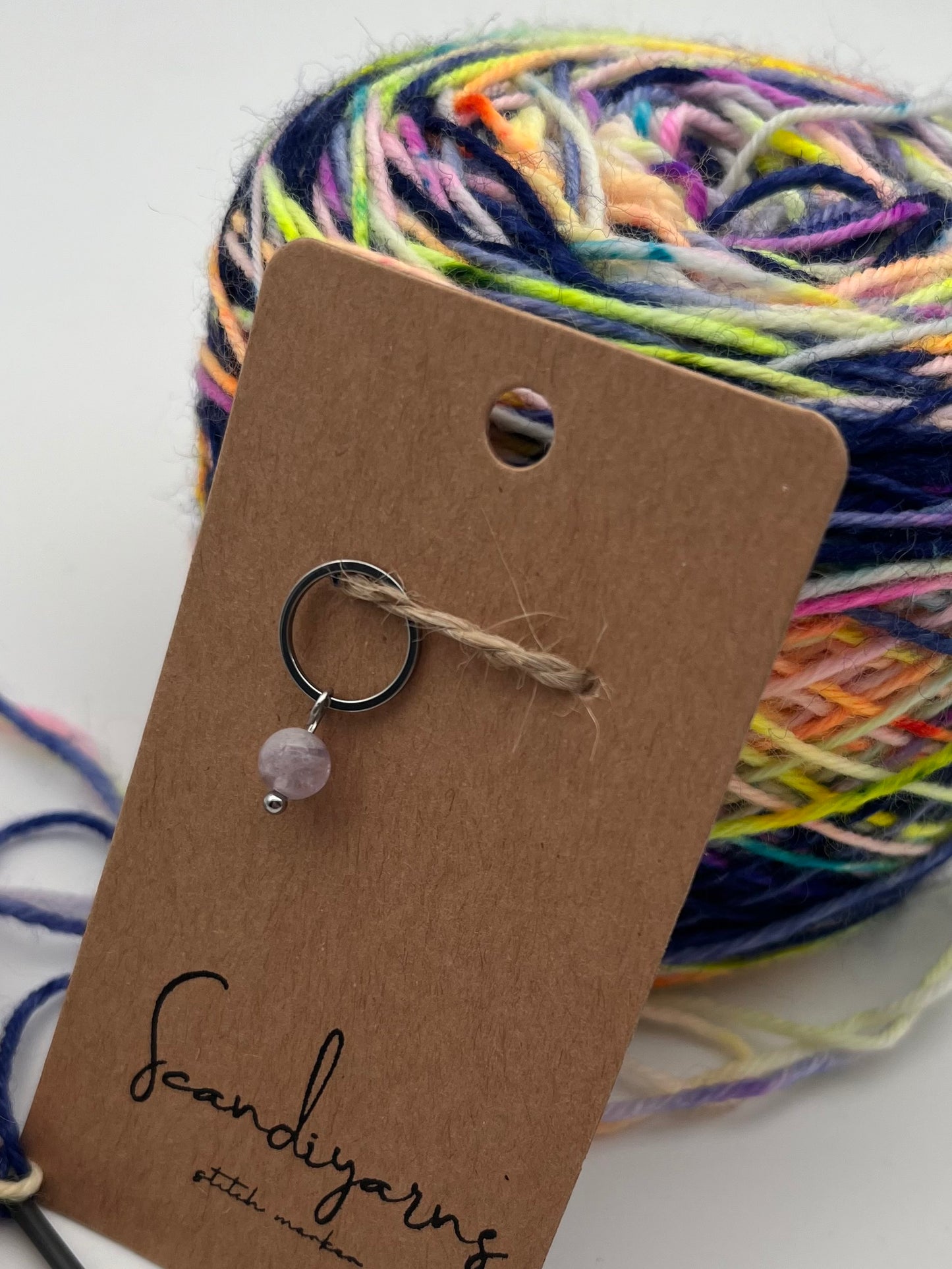 Amethyst mit kleinem Ring Silber