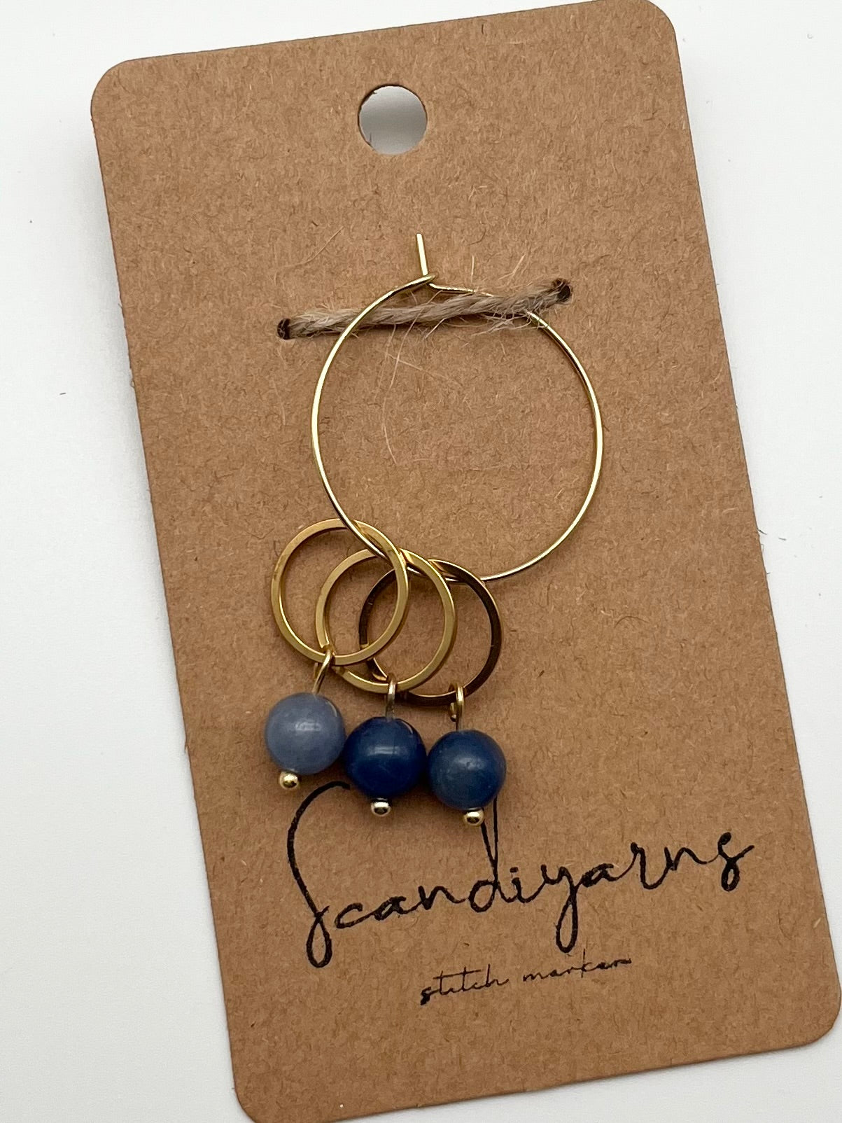 Aventurin mit kleinem Ring 3er Set  Gold