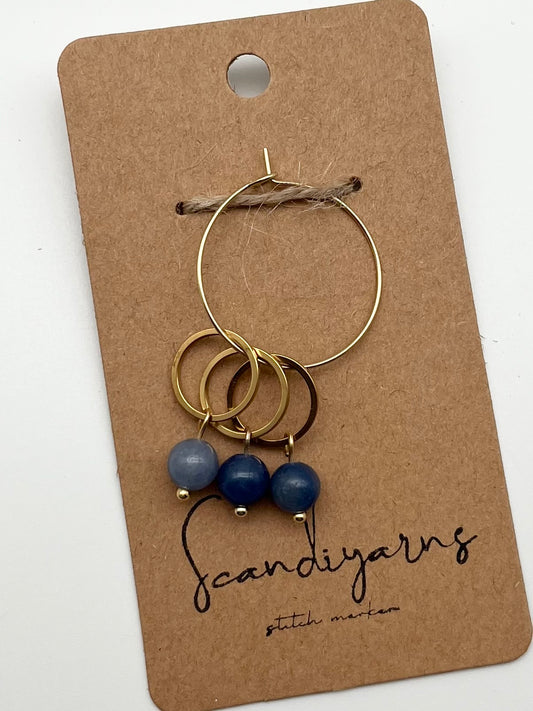 Aventurin mit kleinem Ring 3er Set  Gold