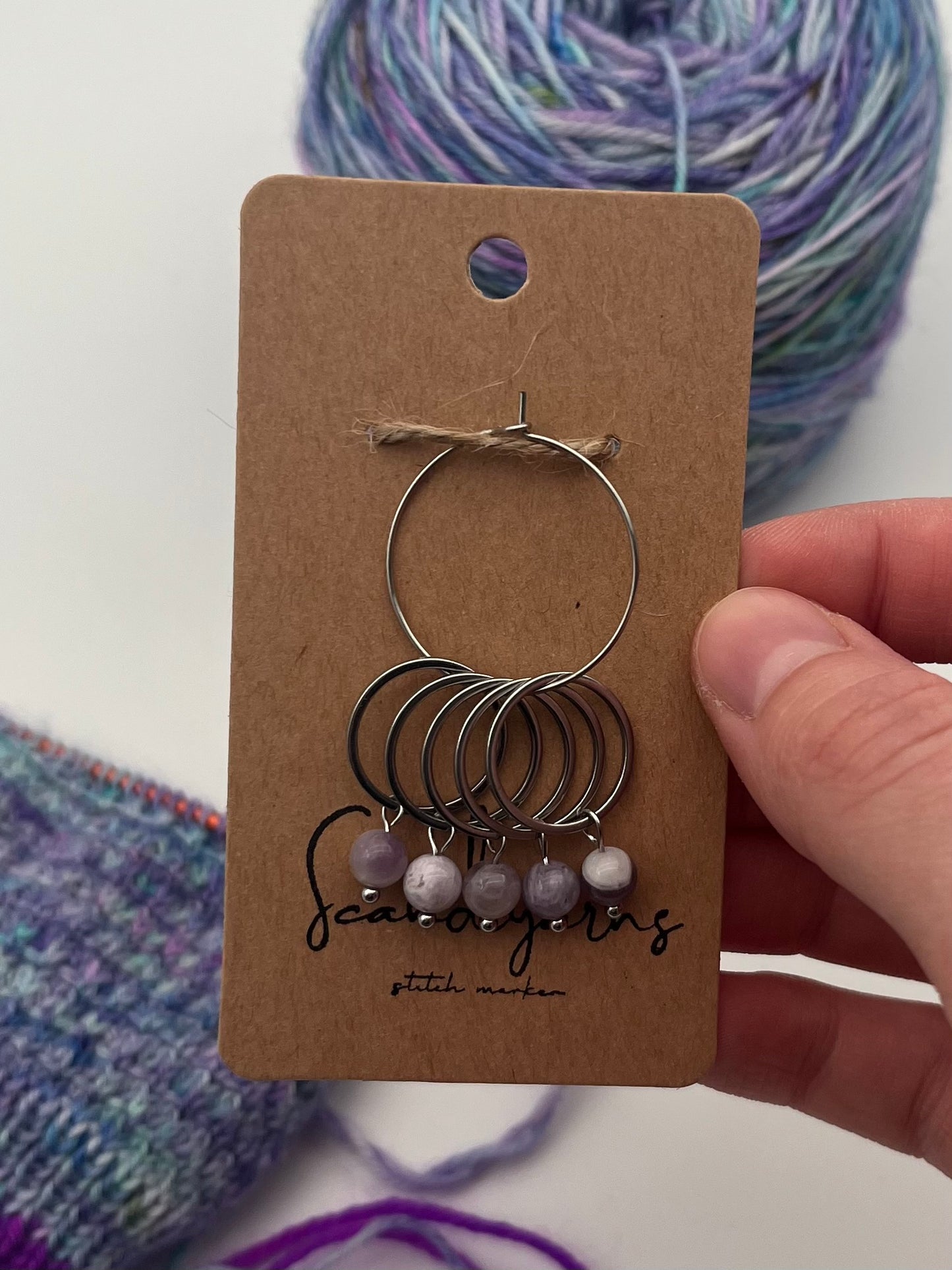 Amethyst mit großem Ring 5er Set Silber