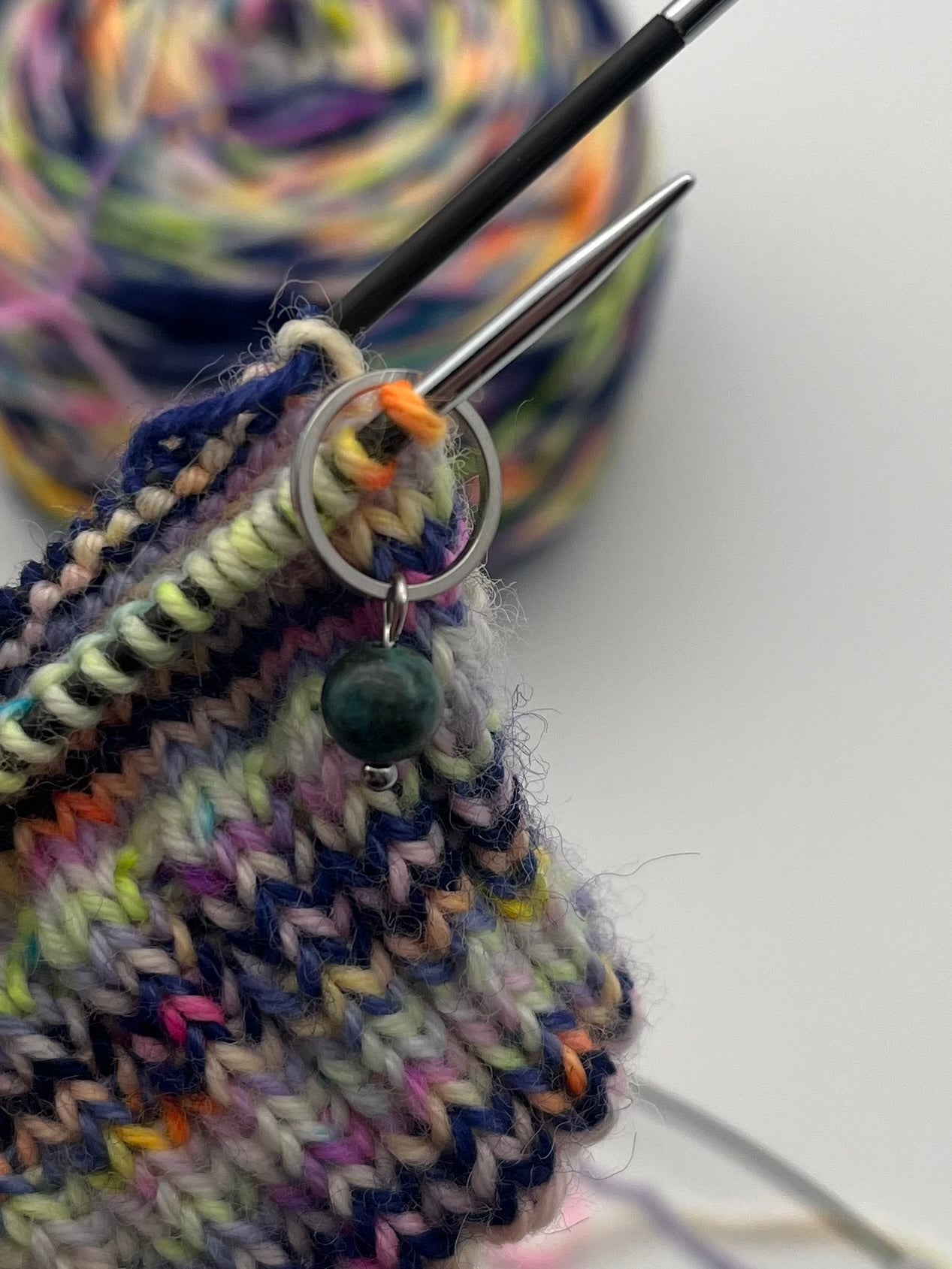 Lapislazuli mit kleinem Ring Silber