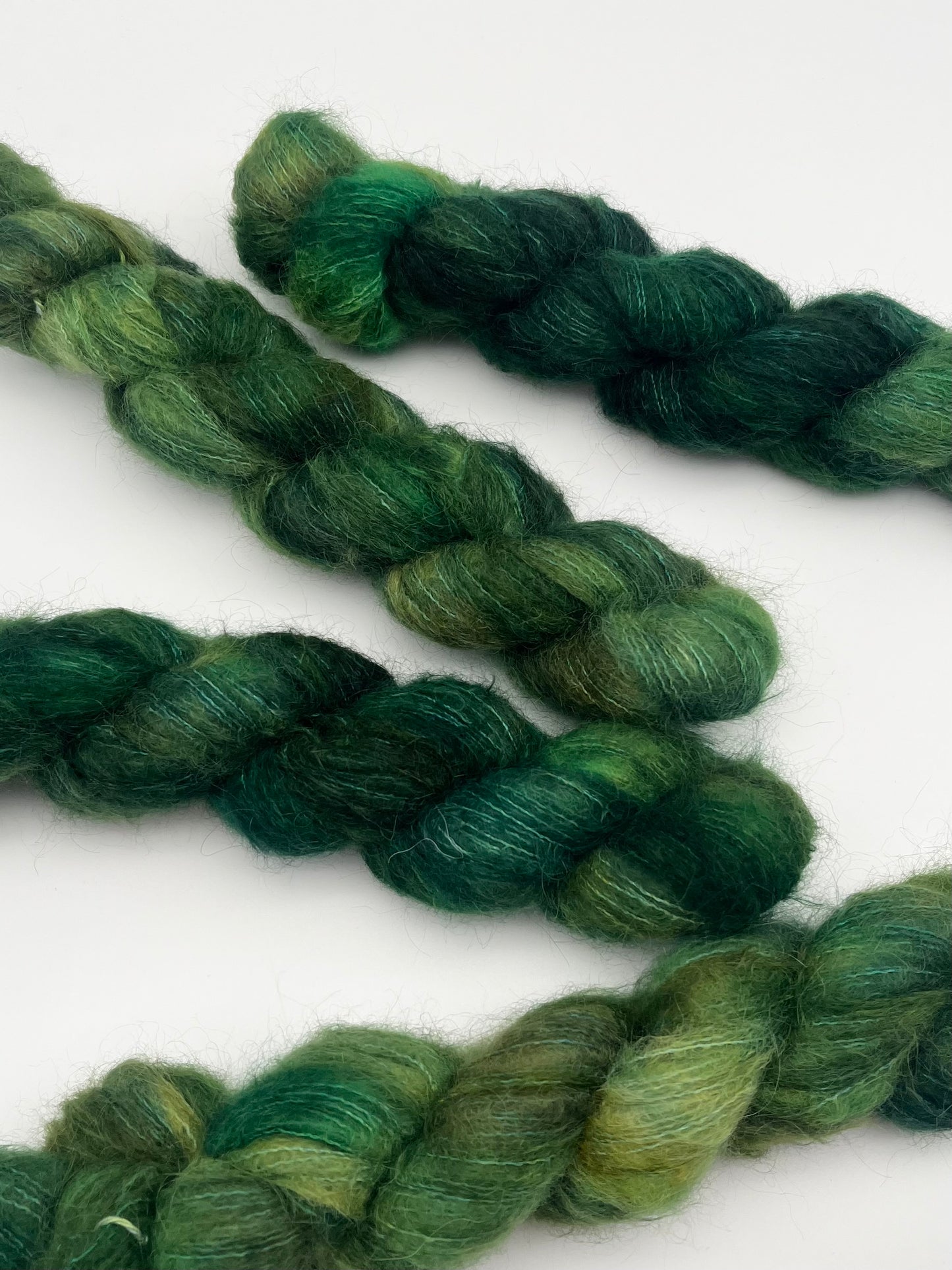 Bottle Green Fuzzy Lace