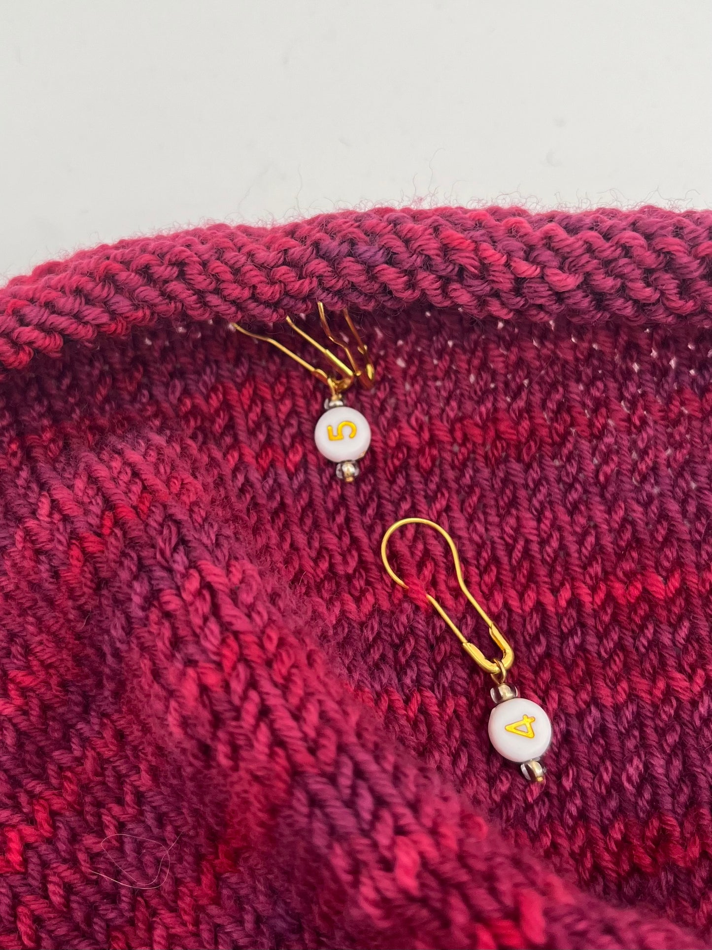 Reihenzähler 1-10 Weiß/Grau Gold