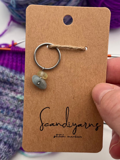 Morganit Stein mit großem Ring Silber