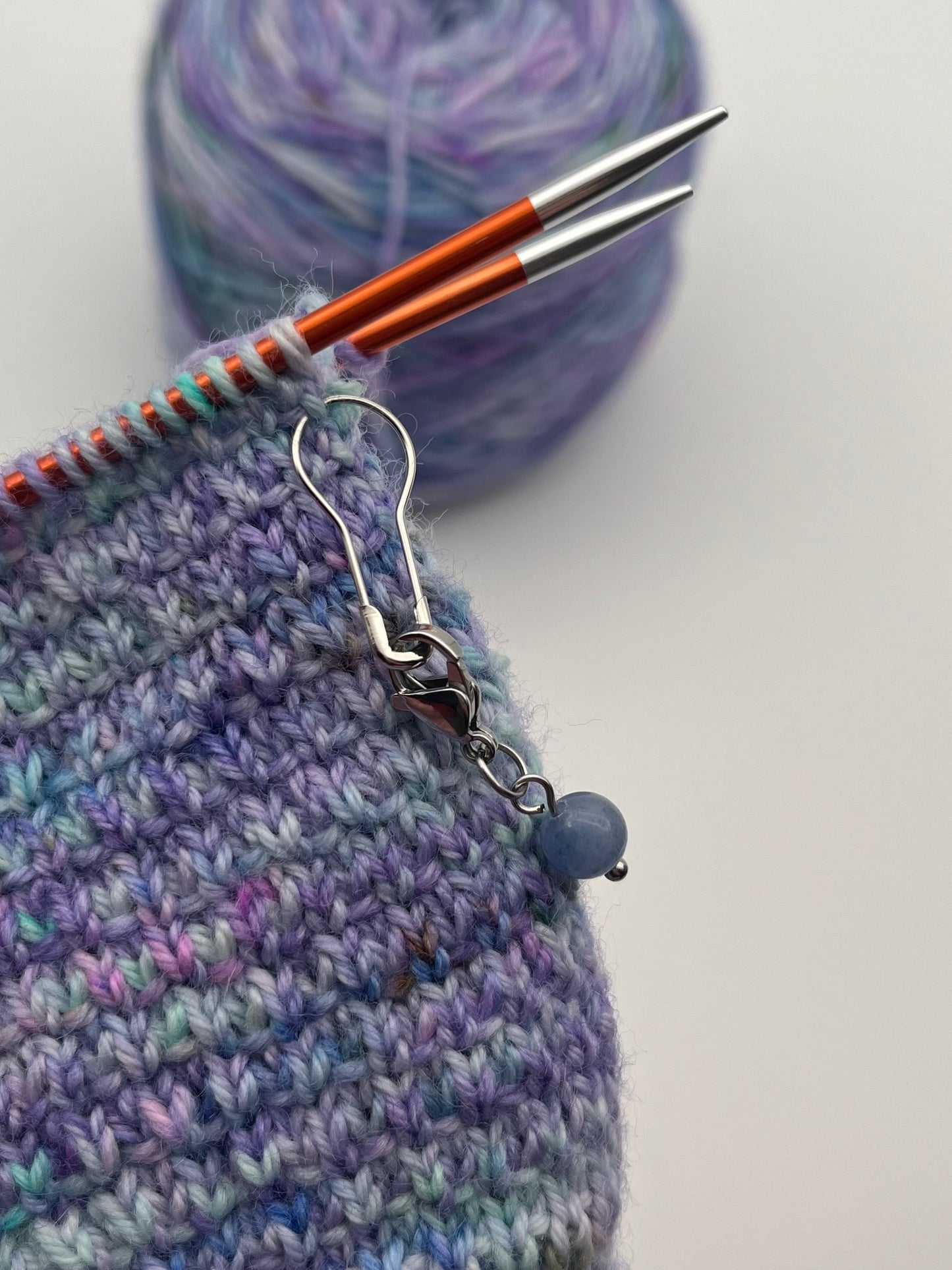 Aventurin mit Karabiner 3er Set Silber