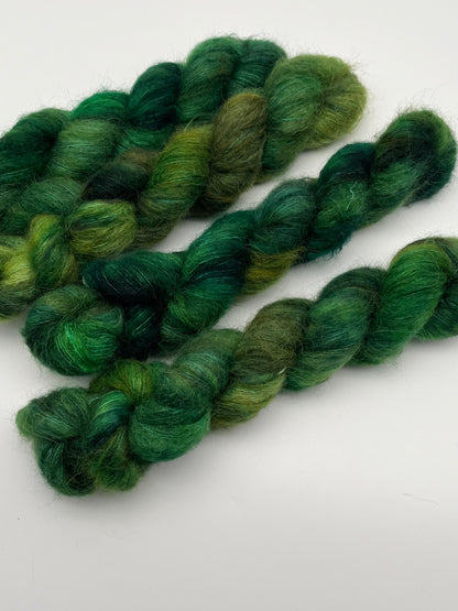 Bottle Green Fuzzy Lace