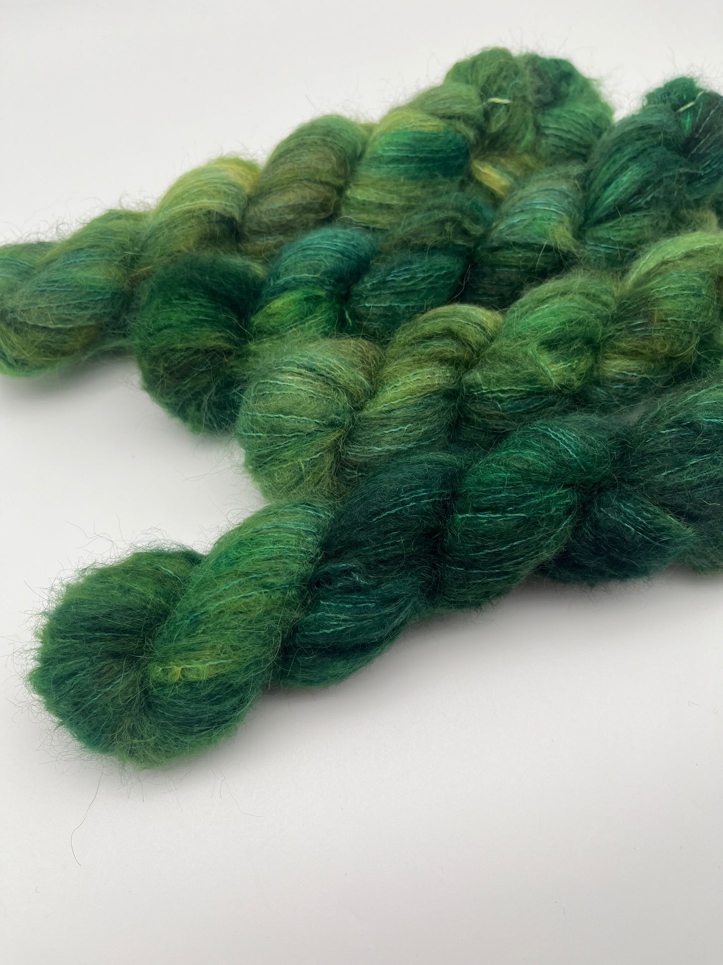 Bottle Green Fuzzy Lace