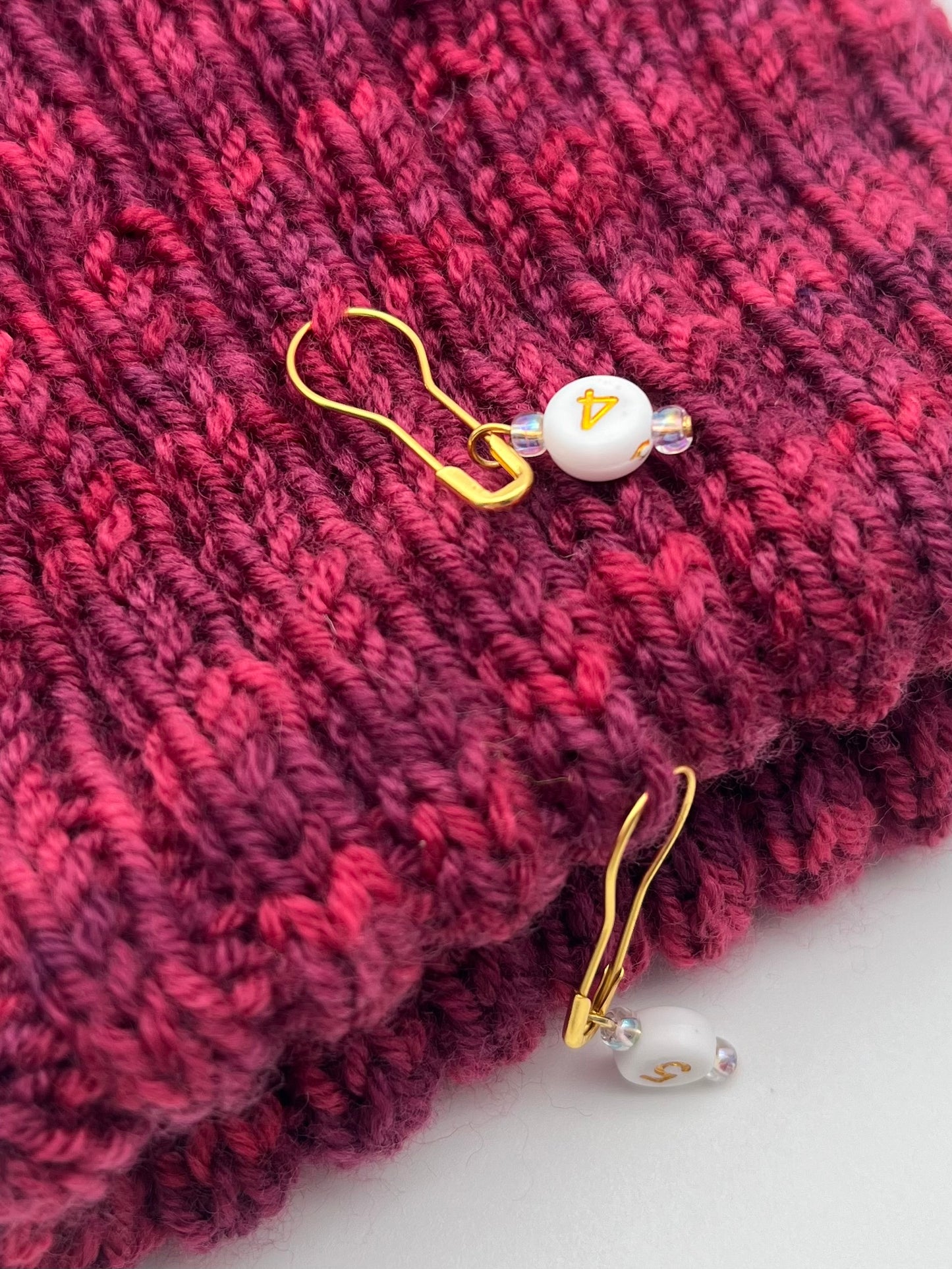 Reihenzähler 1-10 Weiß/Rosa Gold