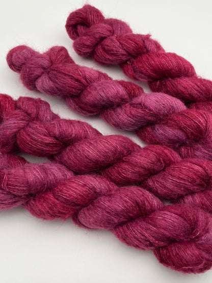 Plum Fuzzy Lace