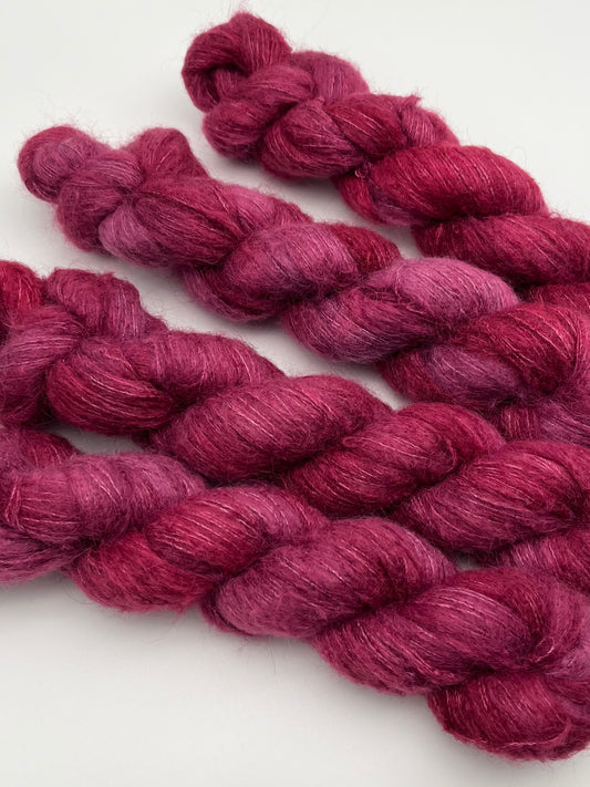 Plum Fuzzy Lace
