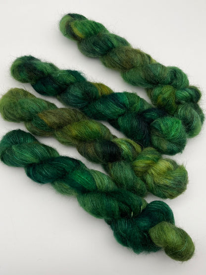 Bottle Green Fuzzy Lace