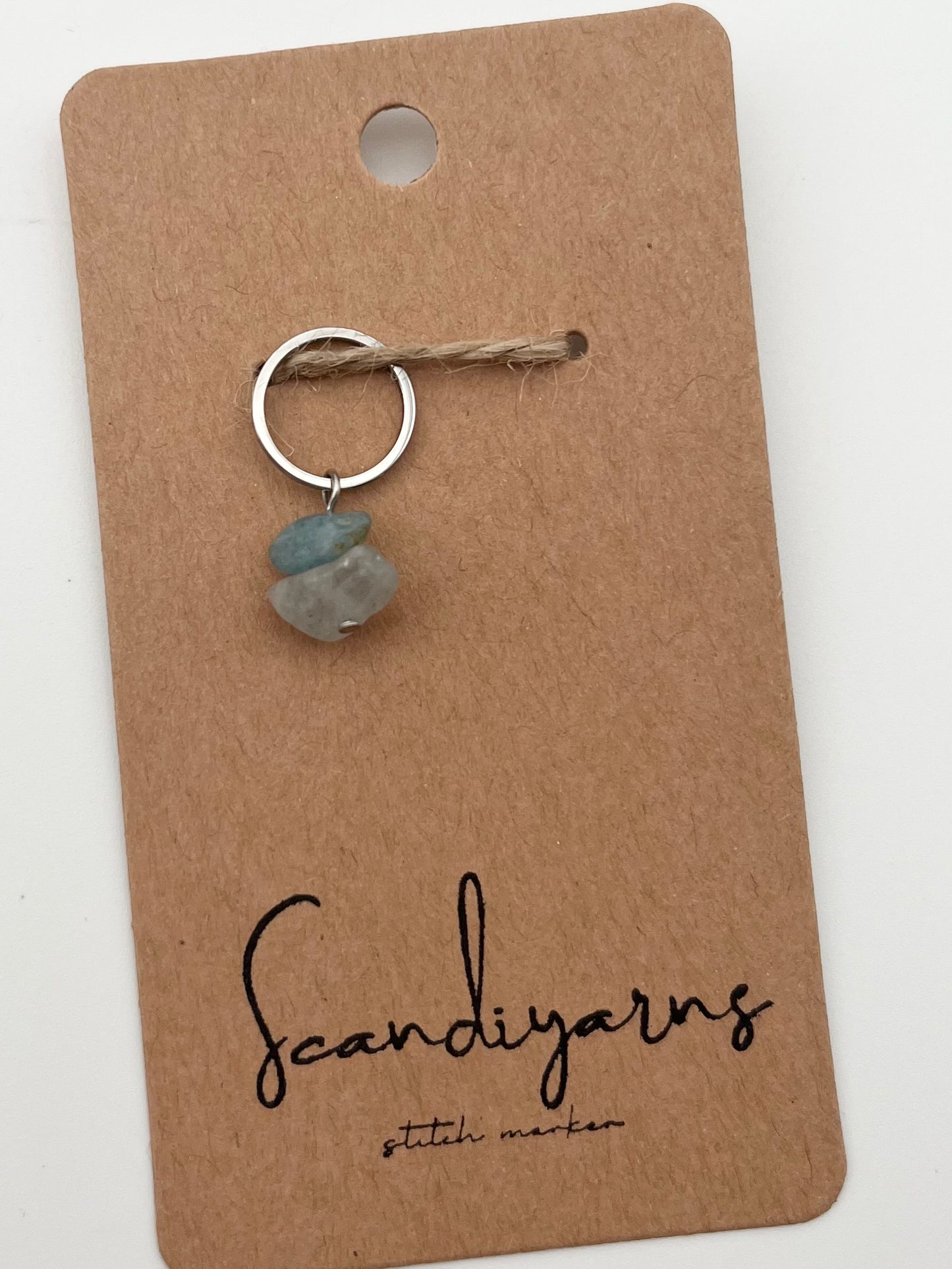 Morganit Stein mit kleinem Ring Silber