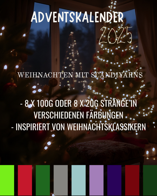 Vorbestellung Adventskalender 2025 8 x 100g Soft DK