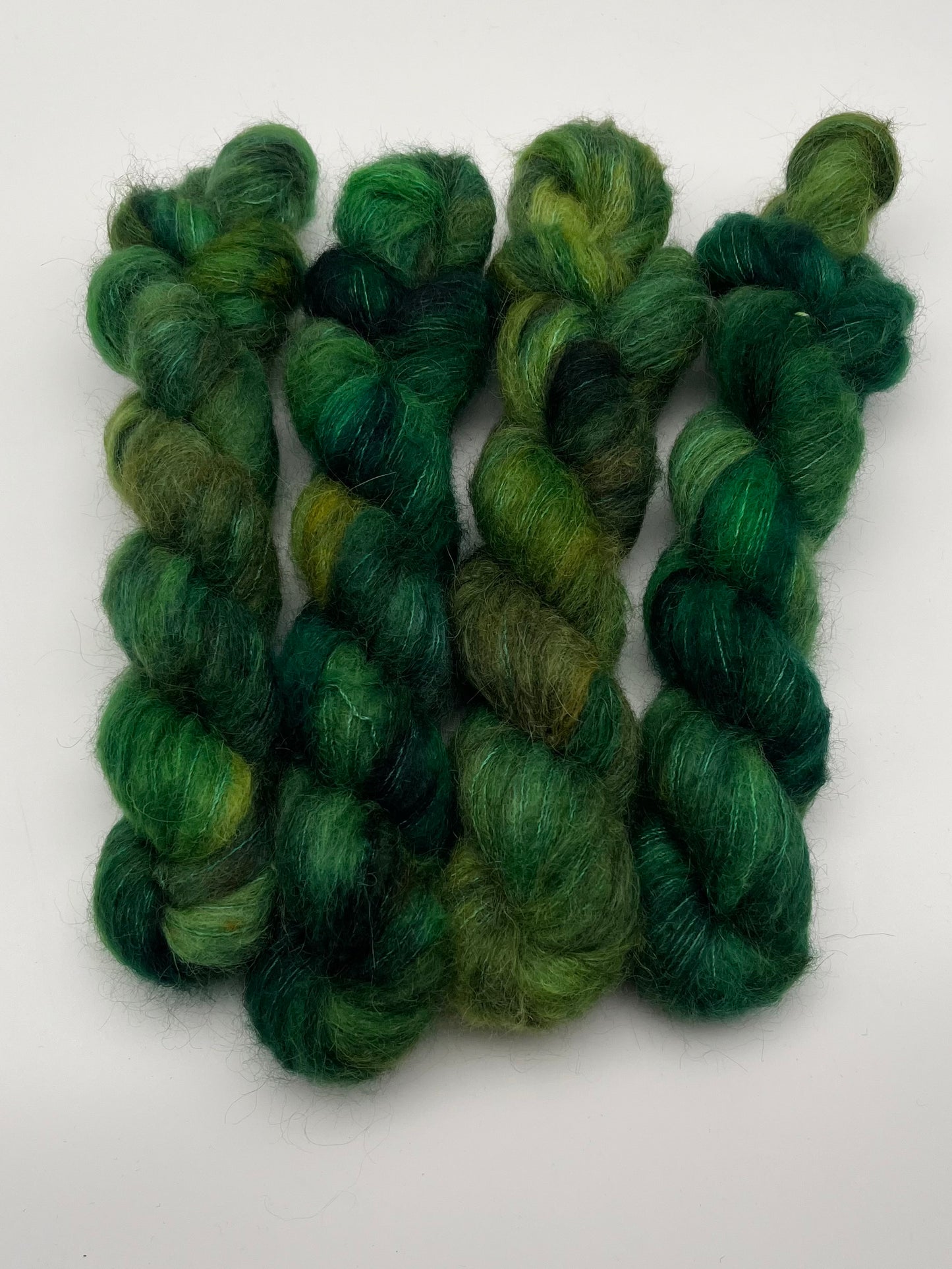 Bottle Green Fuzzy Lace