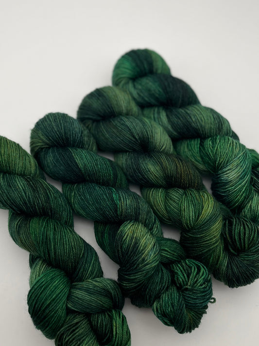 Bottle Green Soft Sock