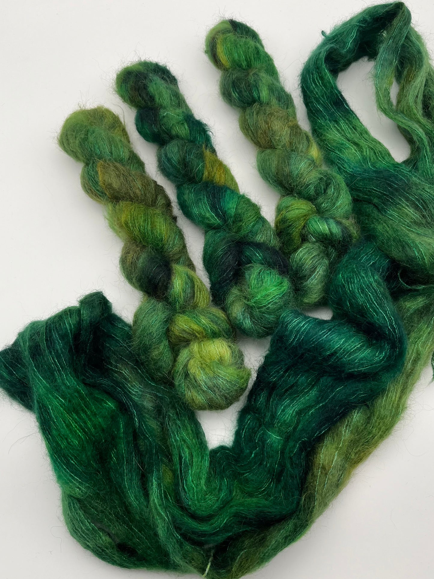 Bottle Green Fuzzy Lace