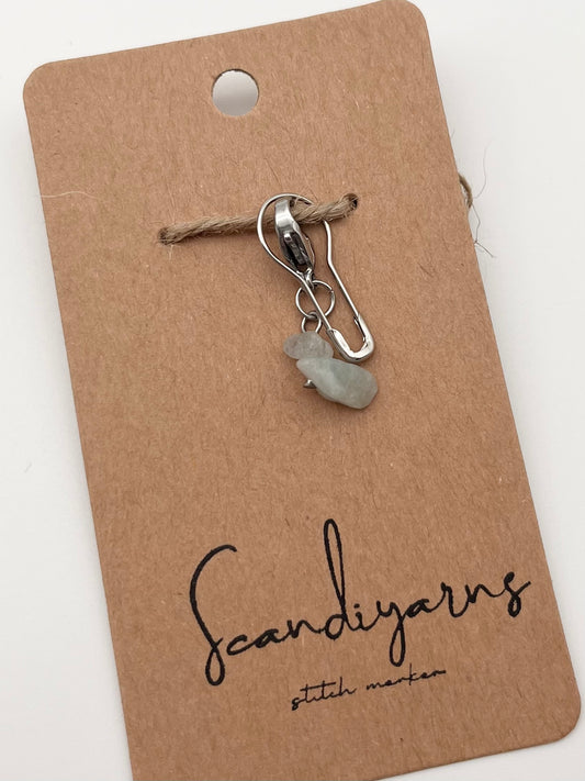 Morganit Stein mit Karabiner Silber