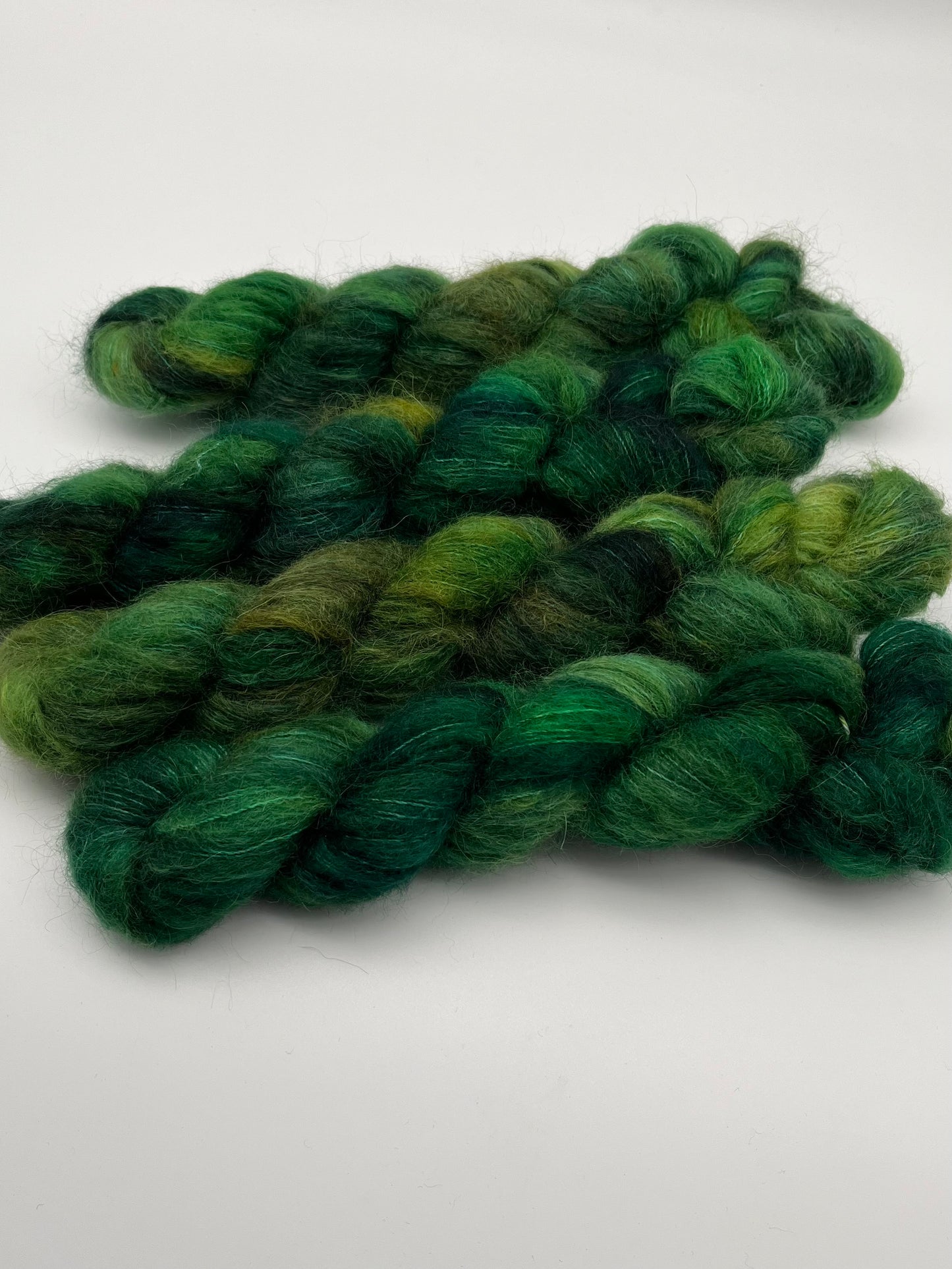 Bottle Green Fuzzy Lace