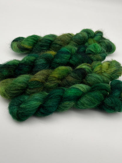 Bottle Green Fuzzy Lace