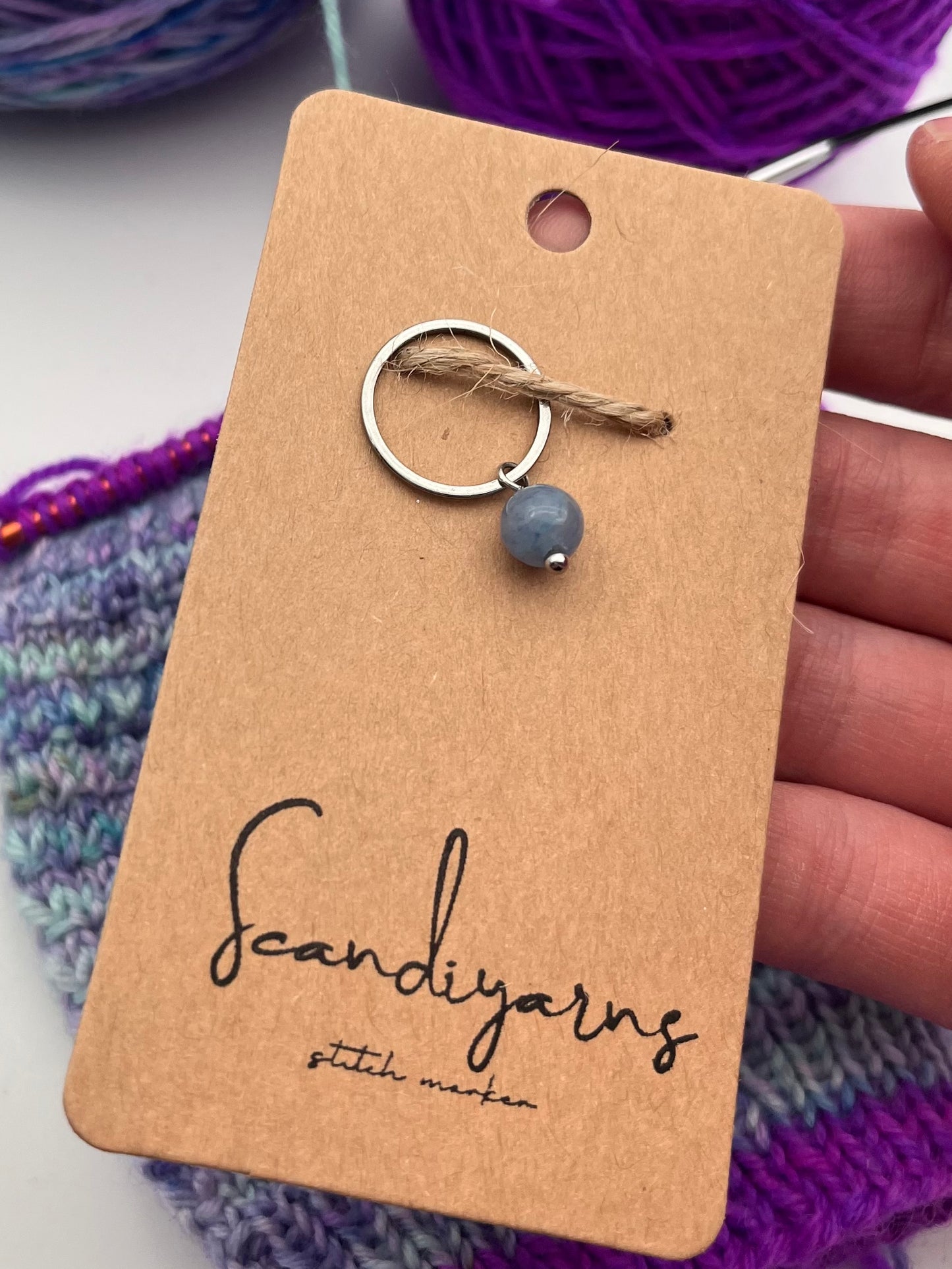 Aventurin mit großem Ring Silber