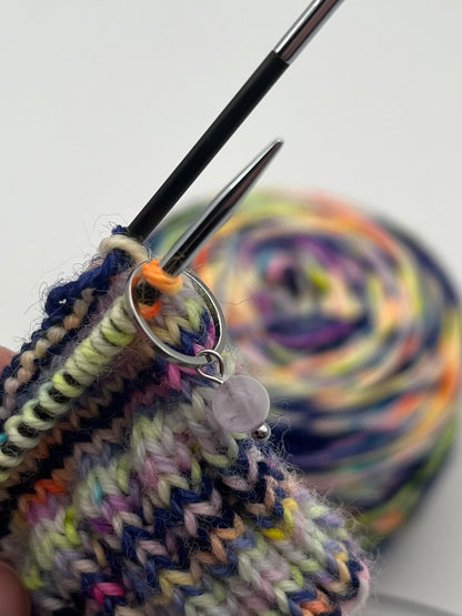 Amethyst mit kleinem Ring Silber