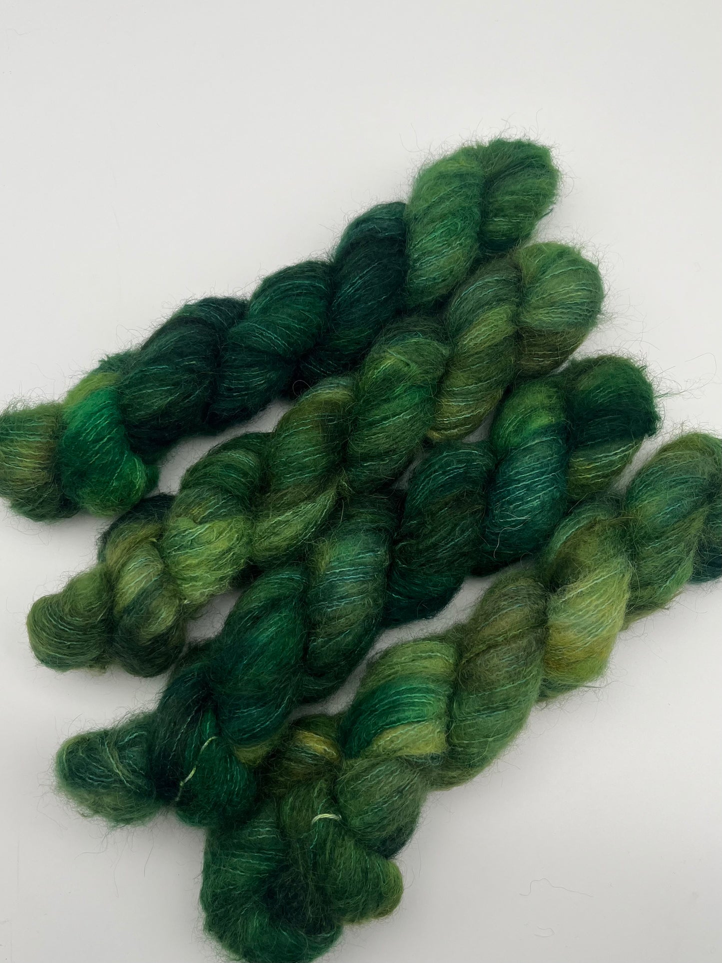 Bottle Green Fuzzy Lace