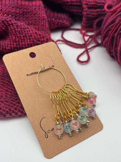 Reihenzähler 1-10 Bunt/Grau Gold