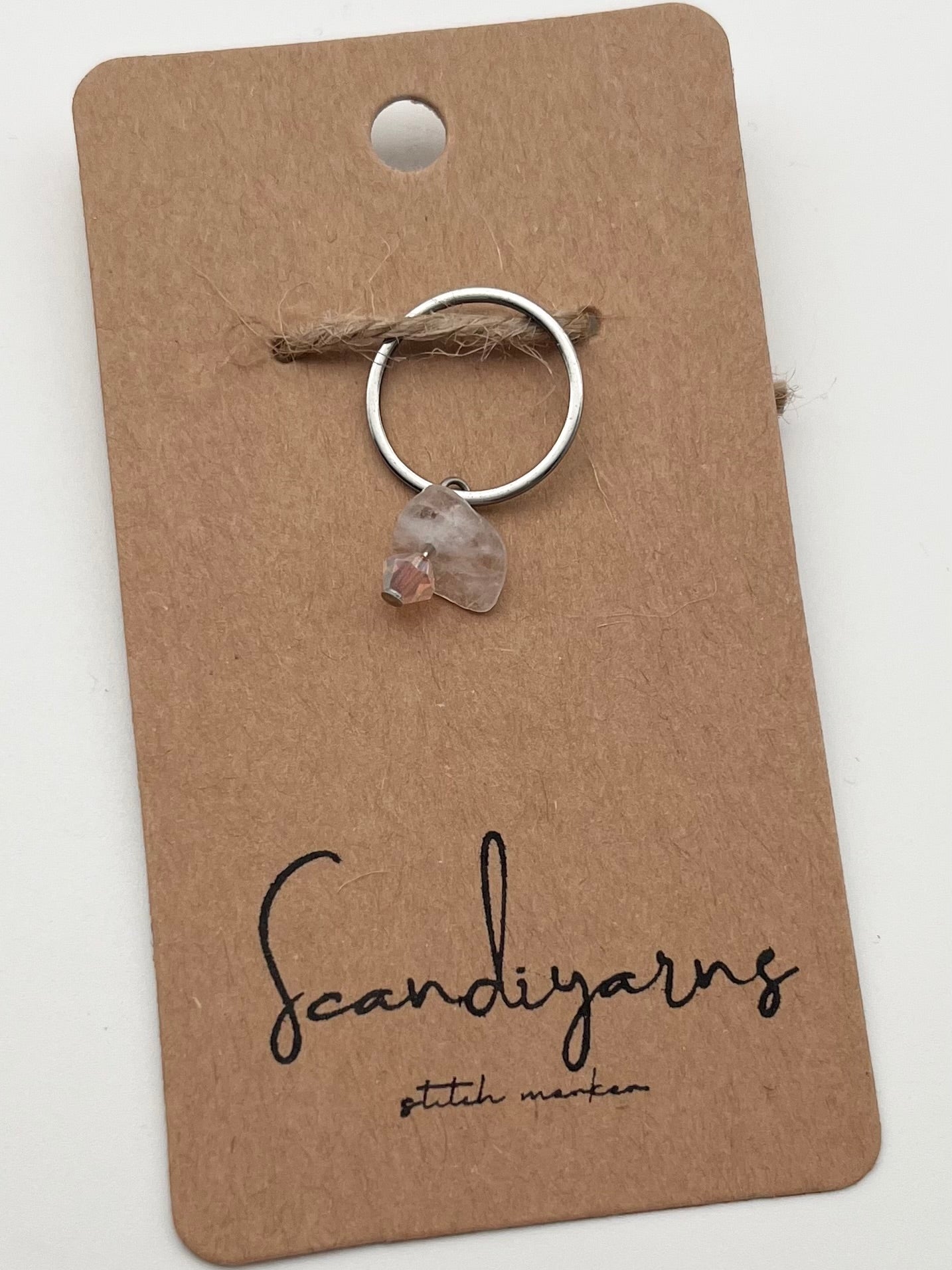 Morganit und Facettperle mit großem Ring Silber