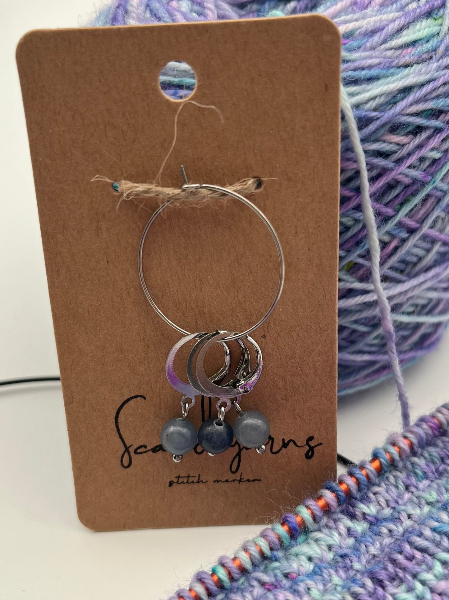 Aventurin mit Huggie 3er Set Silber