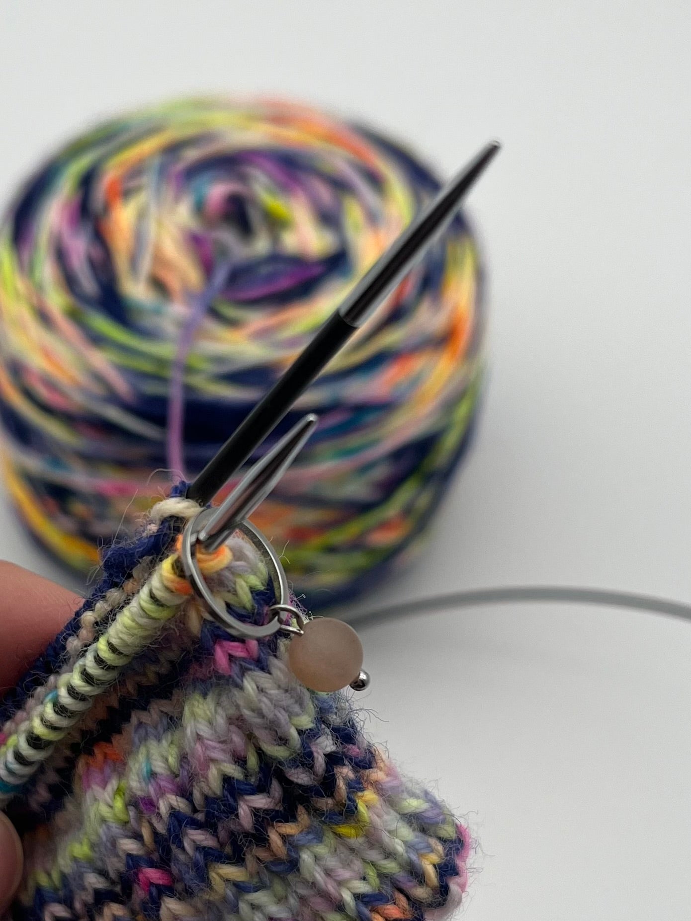 Sonnenstein mit kleinem Ring Silber