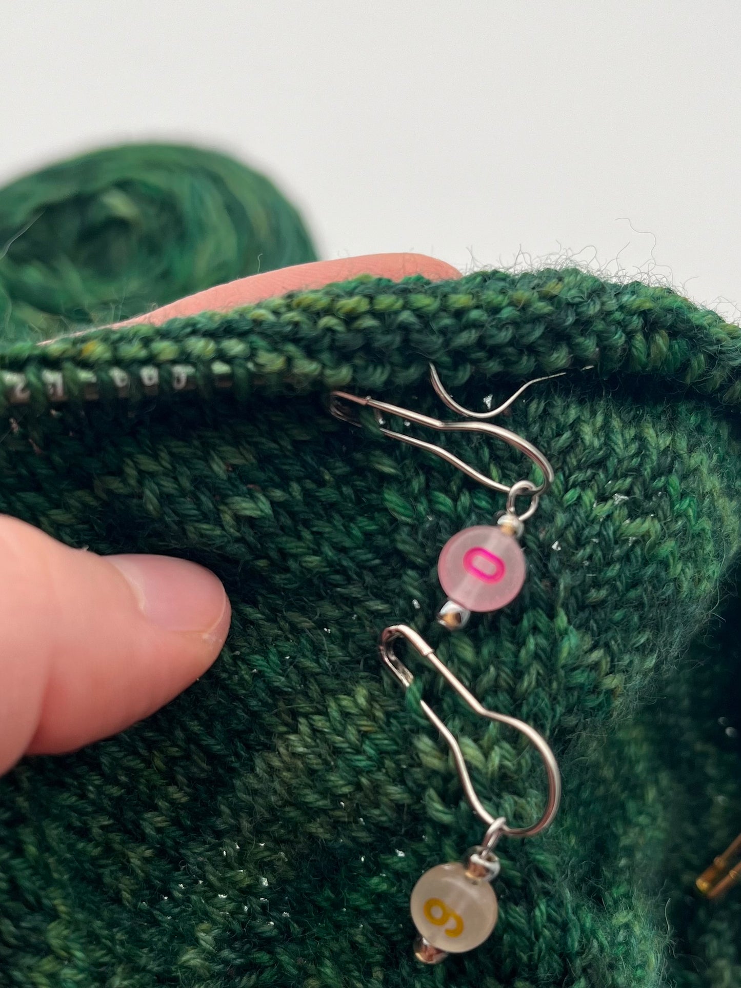 Reihenzähler 1-10 Bunt/Grau Silber