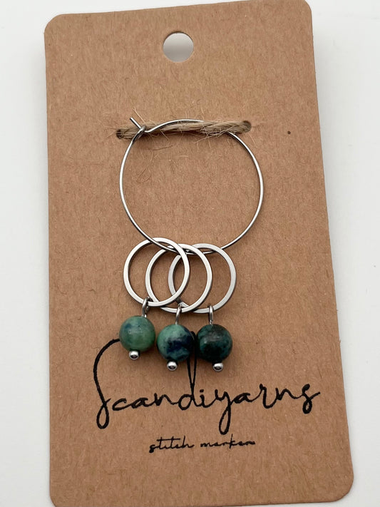 Lapislazuli mit kleinem Ring 3er Set Silber