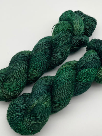 Bottle Green Frizzy Lace