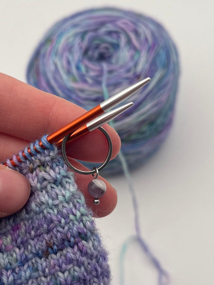 Amethyst mit großem Ring Silber